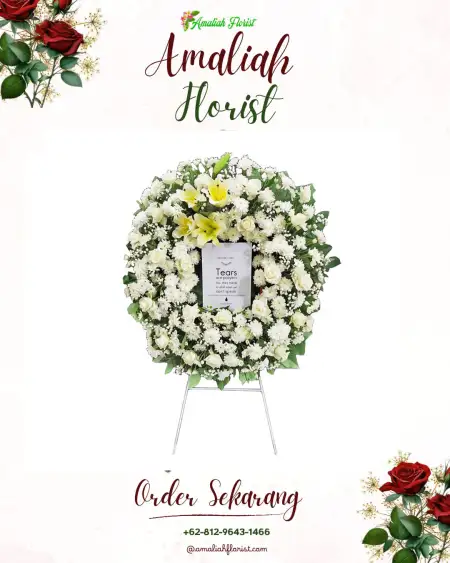 Krans Bunga Duka Bambu Apus Pamulang